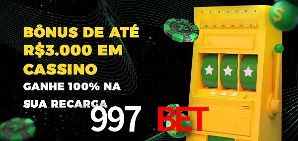 997 bet melhor bônus de depósito